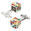 1 Pair Colorful Cube Cufflinks for Men 1