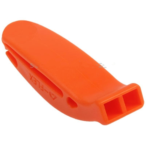 Plastic Outdoor Safety Whistle with Clip & Neck Strap Hole 2