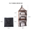 Multi-function Foldable Four Layers Outdoor Camping Mesh Drying Storage Shelf, Dryer Net 5