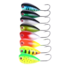 PO036 8 PCS 8cm/13g Big Mouth Single Hook Hitting Water Wave Hard Bait Lure Outdoor Fishing Gear Lure Fishing Bait Fishing Tackle