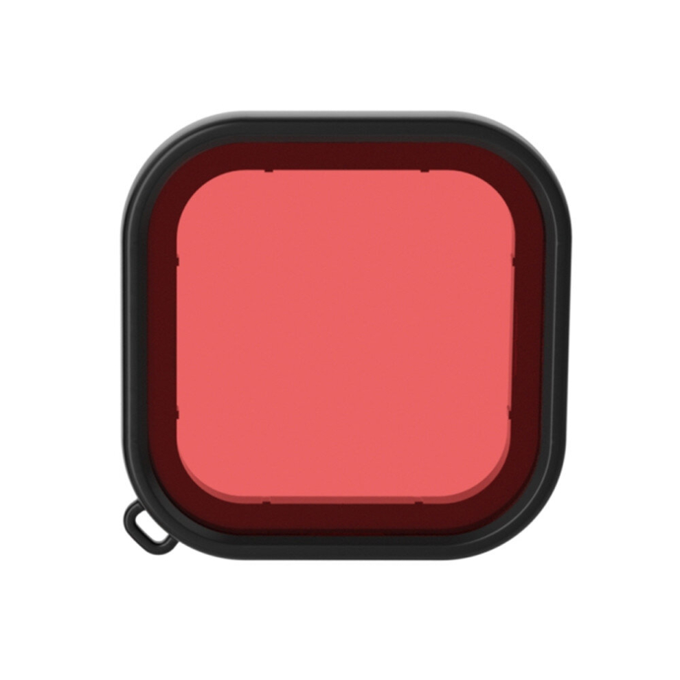 2Pcs Square Housing Diving Color Lens Filter For Gopro Hero8 (Red) Red 8881471557758