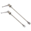 Road Bike Quick Release  Skewer CNC Titanium Axle(Silver) 1