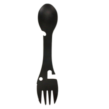 Portable Outdoor Camping Picnic Titanium Spoon Tableware Titanium Fork Ultralight Pure Titanium Spork
