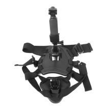 Elastic Adjustable Dog Fetch Hound Harness Mount Belt with Adapter for DJI OSMO Pocket(Black)