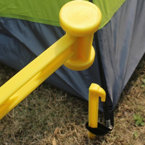 2 Pcs Outdoor Camping Tent Nail Hammer Plastic Hammer Camping Outing Gadgets 2