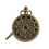 Classical Copper Unique Quartz Pocket Watch with Hanging Neck Chain 1