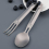 Xiaomi NEXTOOL Outdoor Titanium Alloy Fork Spoon Tableware Set - Silver 3