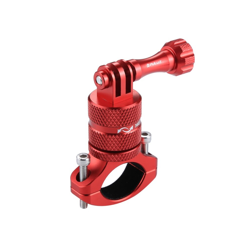 360 Degree Rotation Bike Aluminum Handlebar Adapter Mount With Screw For Gopro Hero8 / Max / Hero7, Dji Osmo Action, Xiaoyi And Other Action Cam Black 8881471557567