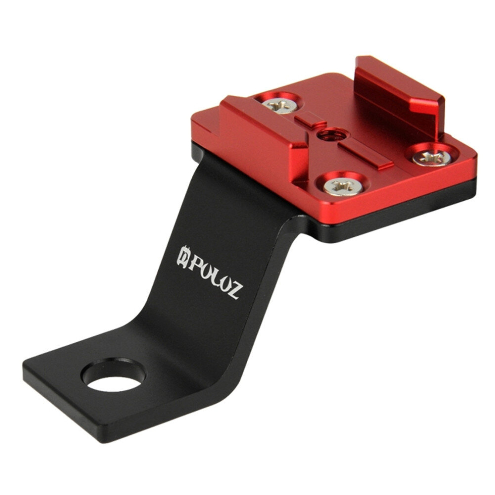 Fixed Metal Motorcycle Holder Mount For Gopro Hero8 / Max / Hero7, Dji Osmo Action Cameras(Red) Black/Red 8881471557703