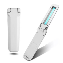 Lampe de poche germicide portative pliable USB, 2 pièces, lampe de désinfection à ultraviolets pour la maison et les voyages