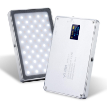 VL-1 Lampe vidéo magnétique rechargeable 96 LED 3500k-5700k avec écran d'affichage de filtre