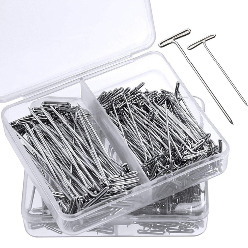 T-needle Combination Double Specification Combination Wig Fixing, Size:32mm-100 PCS +51mm-50 PCS 1