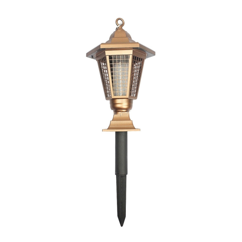 Gold Hexagonal Led Solar Mosquito Killer Light