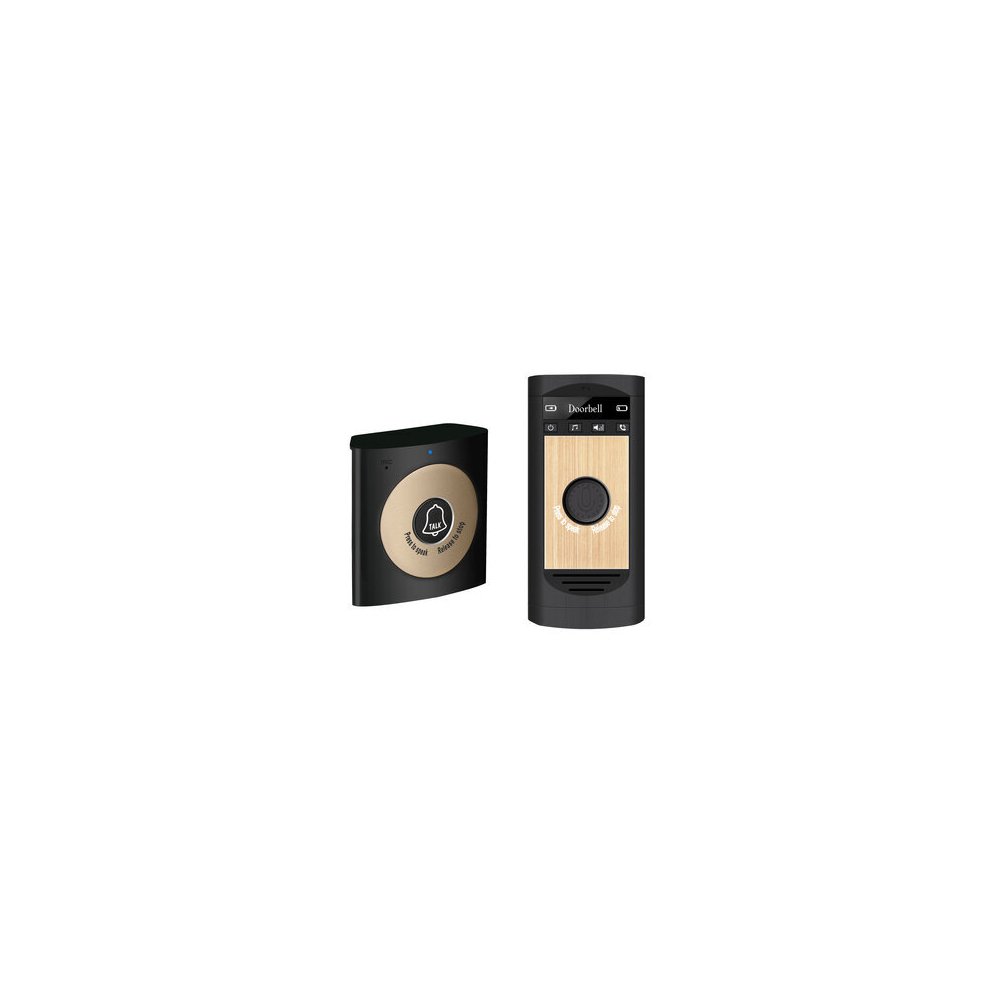 H7a Wireless Doorbell Wireless Voice Call Doorbell Intercom Usb Rechargeable 200M Long Distance Automatic Call Bell Intelligent Electronic Waterproof 4151093688241