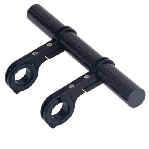 Mountainous Bicycle Carbon Fiber Handlebar Extension Frame Flashlight Bracket