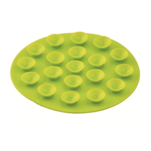 6 PCS Baby Double-sided TPR Anti-skid Pad Strong Suction Placemat, Size:10.5*10.5*1.3cm Random Color Delivery