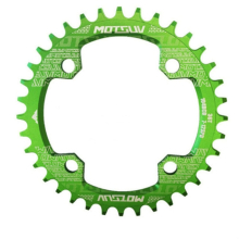 Narrow Wide Chainring MTB Bicycle 104BCD Tooth Plate Parts(Green)