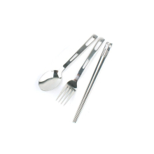 2Set Outdoor Tableware Set Camping Travel Single Flatware Combination