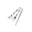 2Set Outdoor Tableware Set Camping Travel Single Flatware Combination 1