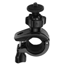 3PC Bicycle Bracket 1/4 Screw Vigorously O-clip Bicycle Selfie Stick Fixed Camera Phone Cycling Clip(Black)