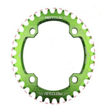 Narrow Wide Chainring MTB Bicycle 104BCD Tooth Plate Parts(Green)