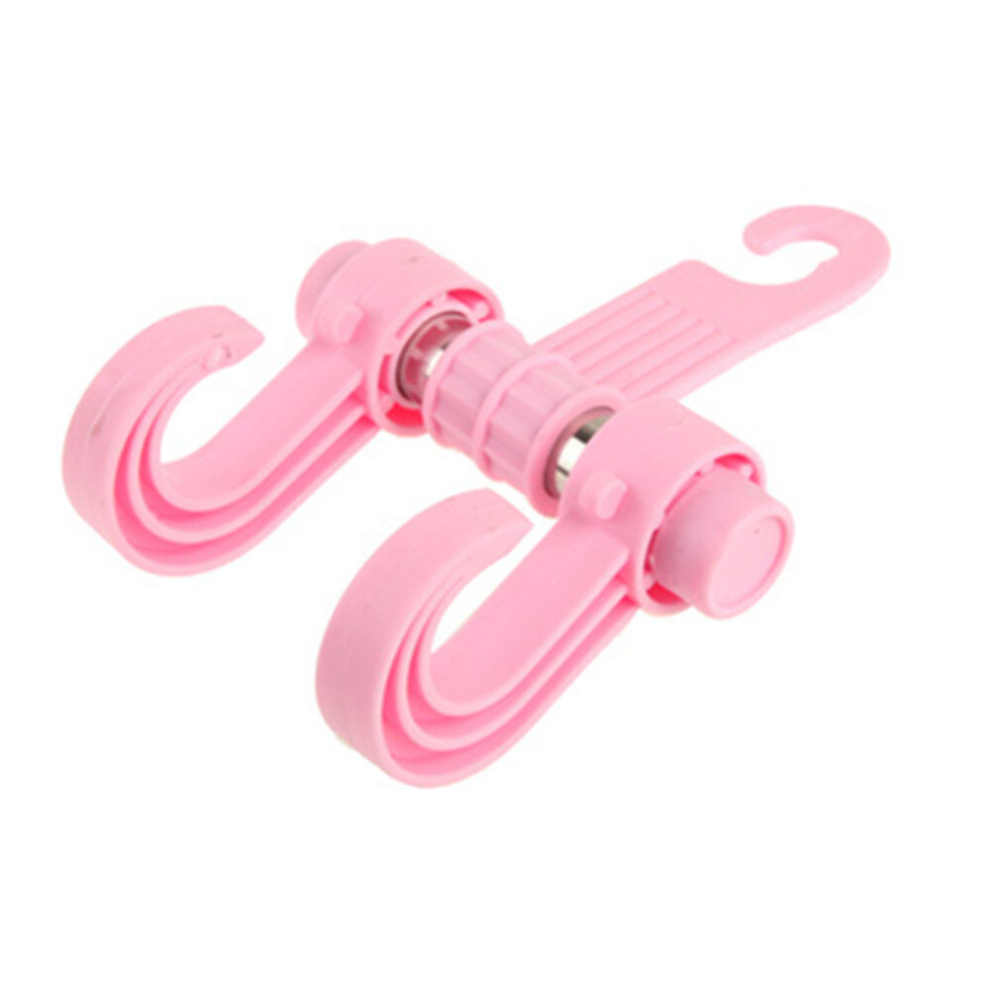 5Pcs Plastic Hook Holder For Car Seat Headrest Backrest Max Load: 6Kg(Pink) Pink 6913664870701