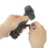 Multi-function Lifesaving Hammer with 3 LED Dynamo Flashlight & Seat Belt Cutter(Black) 4