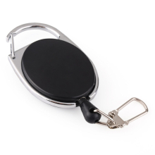 7PCS Outdoor Telescopic Wire Rope Key Ring Burglar Keychain  EDC Retractable Chain Return key Ring Holder