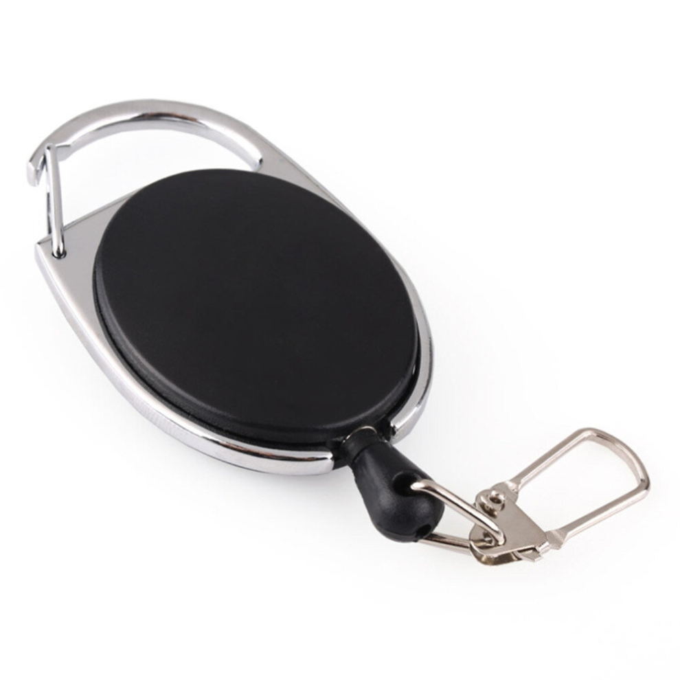 7Pcs Outdoor Telescopic Wire Rope Key Ring Burglar Keychain Edc Retractable Chain Return Key Ring Holder 6913664872941