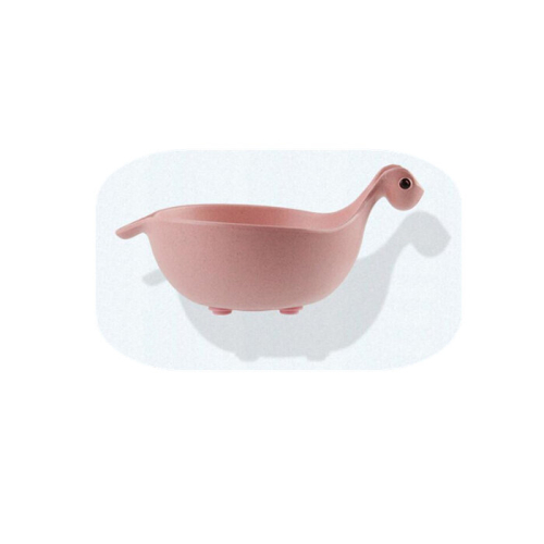 3PCS Dinosaur Anti-Slip Baby Dinner Plate Baby Bamboo Tableware