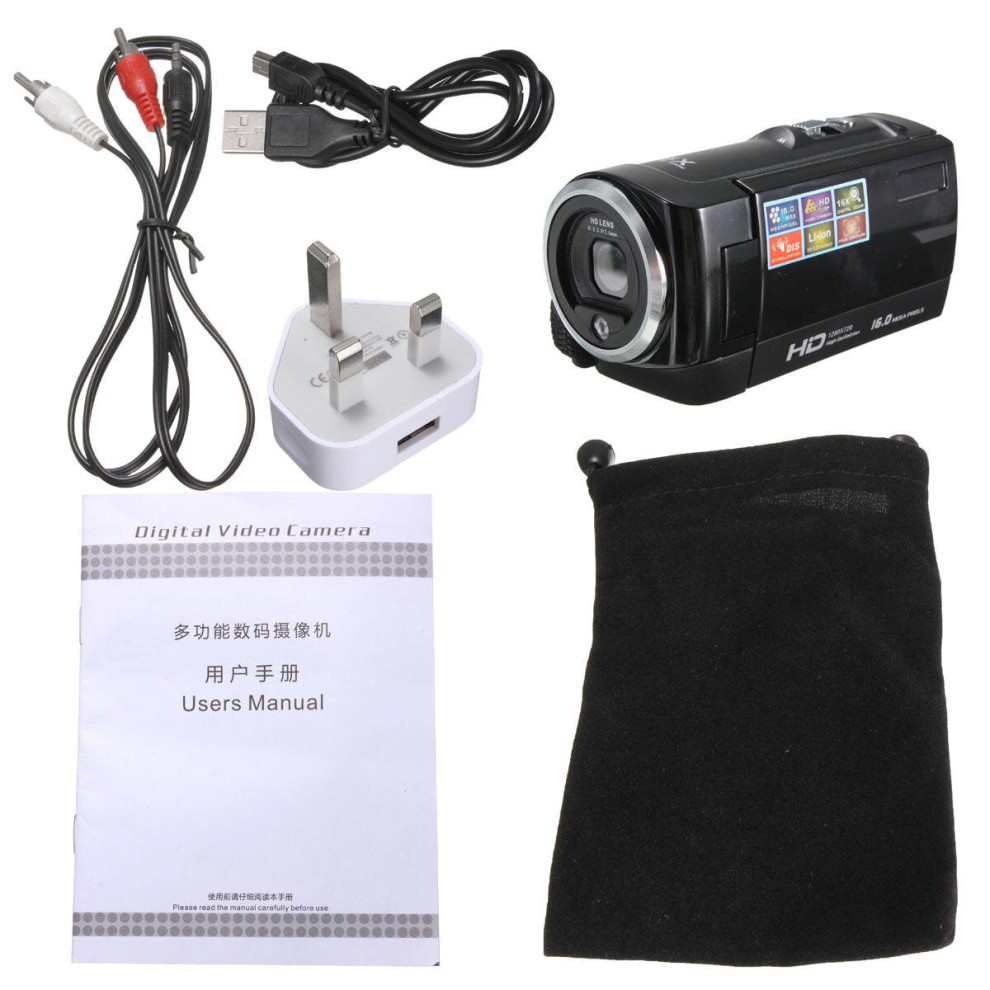 16Mp 2.7 Inch Tft Lcd 720P Hd 16X Zoom Dv Digital Video Camera Camcorder Dvr 6441594796537