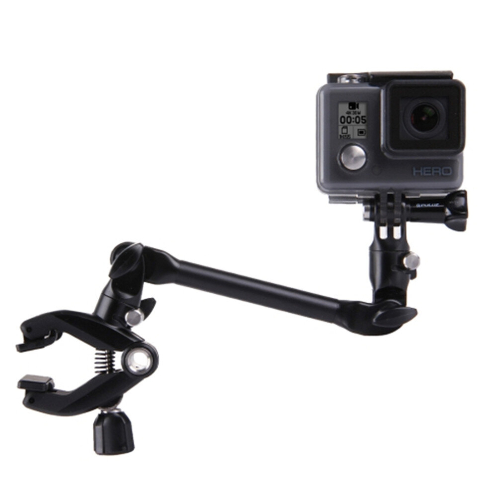 360 Degree Adjustable Guitar Bass Violin Music Stand Mount For Gopro New Hero /Hero6 /5 /5 Session /4 Session /4 /3+ /3 /2 /1, Xiaoyi And Other Act 8881471561496