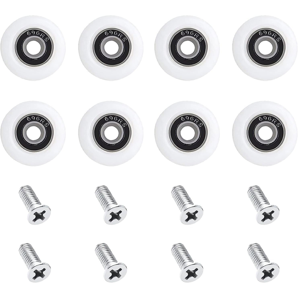 Shower Door Rollers, 23Mm Wheels Up Or Down, Sliding Shower Door For Bathroom Cabin Glass Door (23Mm/M5) 7770197840934