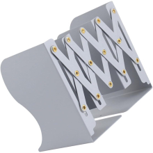 1pc Folding Bookshelf Office Adjustable Book Holder File Sorter Organizer Magazine Storage Rack Document Rack Organizer Bookshelf