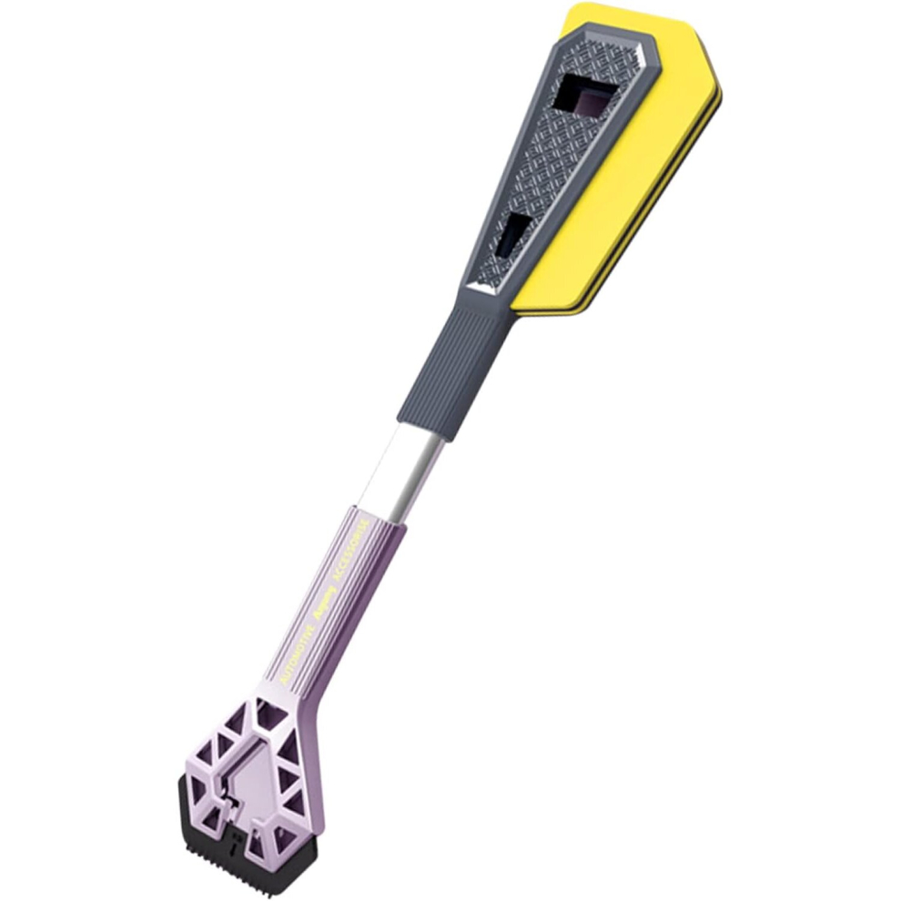 The Ice Scraper is Used for Removing Snow with A 2 in 1 Snow Removal Brush
