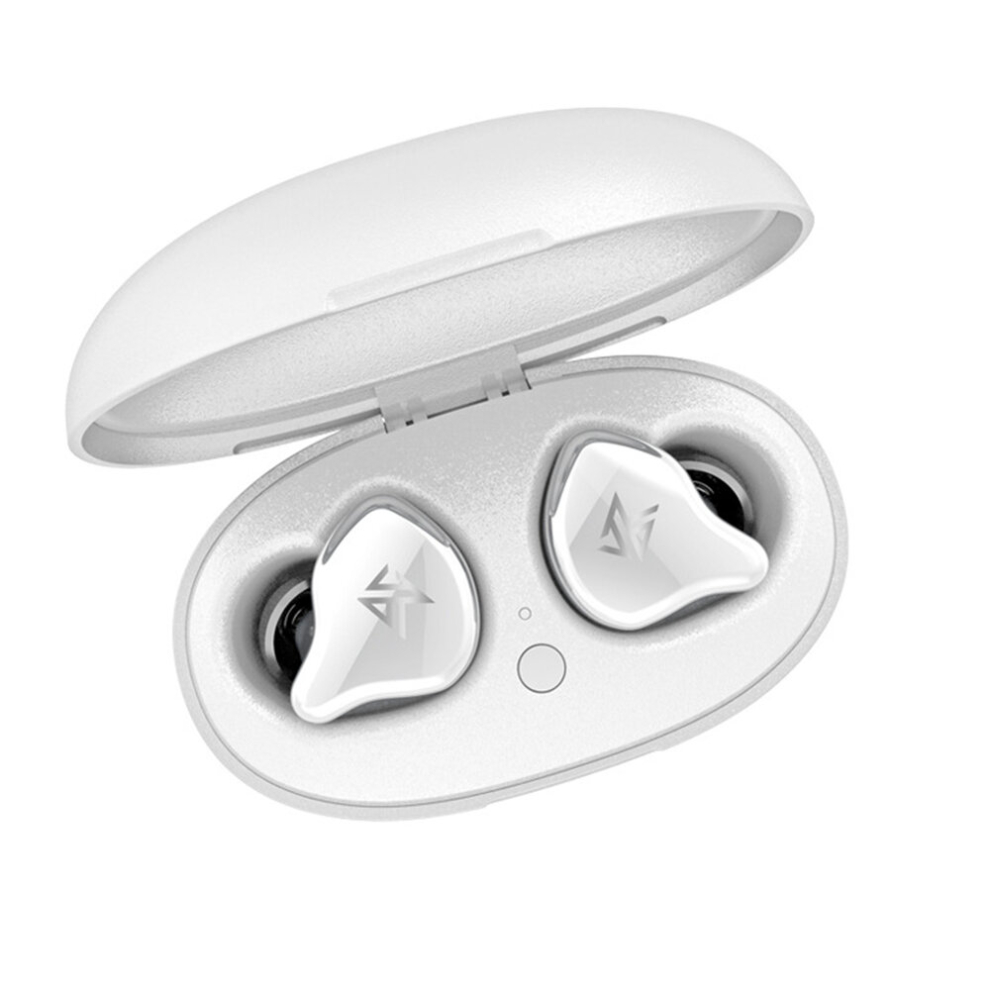 S1d Tws True Wireless 5.0 Bluetooth Earphones Dynamic/Hybrid Earbuds Touch Control Noise Cancelling Sport Headset - S1d White 766261496081