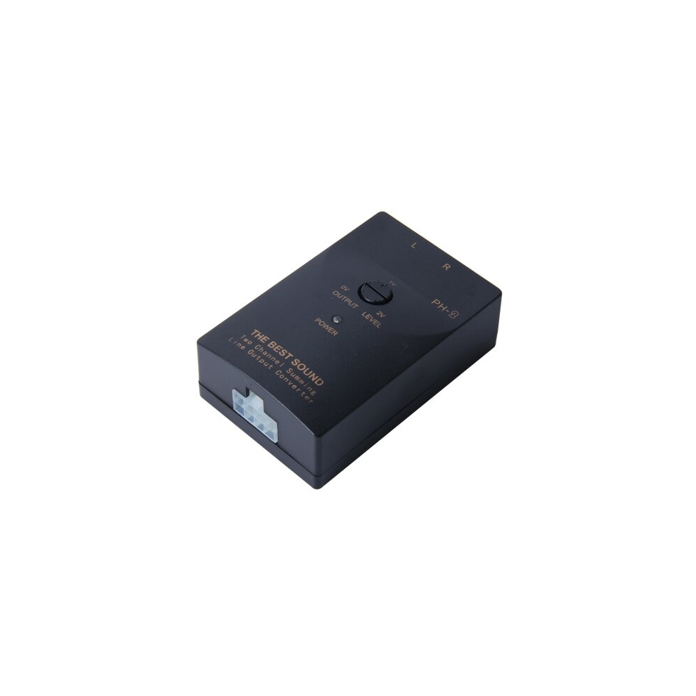 Adjustable 2 Channel Rca Line Car Auto Speaker High To Low Impedance Converter Amplifier Adapter 6913664867381