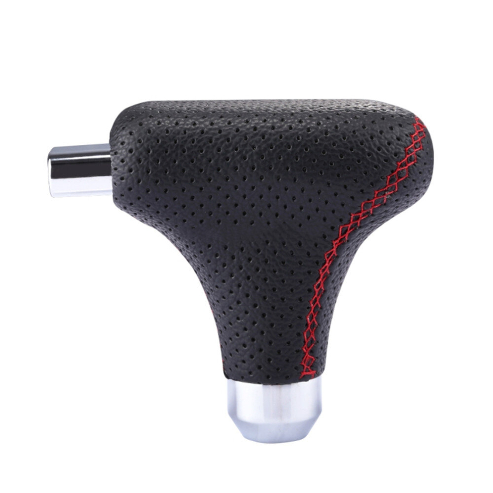 Universal Vehicle Car Leather Shifter Cover Manual Automatic Gear Shift Knob Black 6913664868562