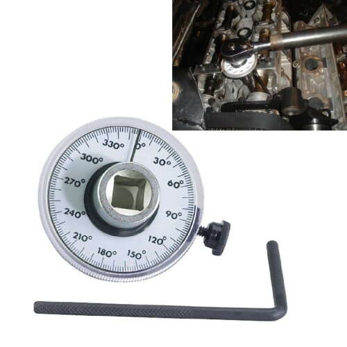 1/2 Inch Adjustable Drive Torque Angle Gauge Auto Garage Tool Set 1