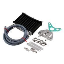 Mb-Occ041 Motorcycle Modification Accessories Universal Aluminum Engine Oil Radiator Set For 125Cc / 140Cc / 150Cc Motorcycles