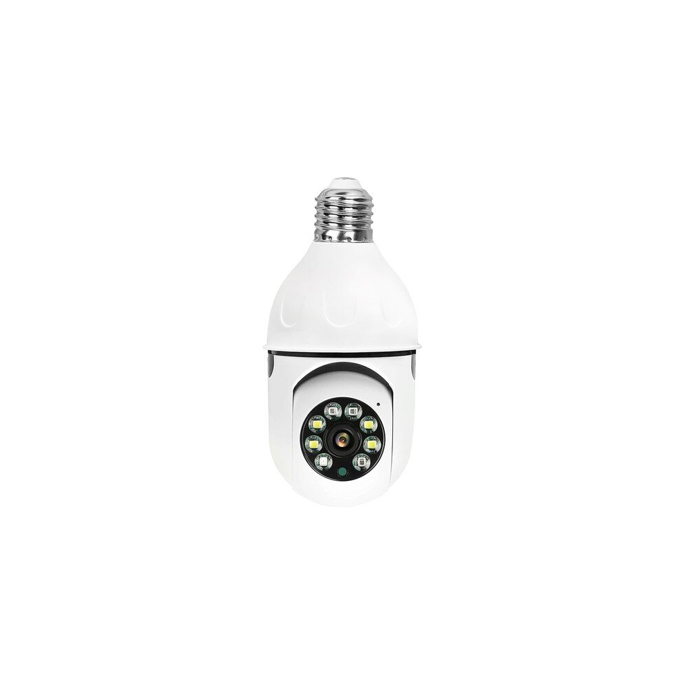 Caméra à ampoule E27 1080P, système de sécurité avec WiFi, caméras de Surveillance à domicile sans fil à 360 degrés, Vision nocturne