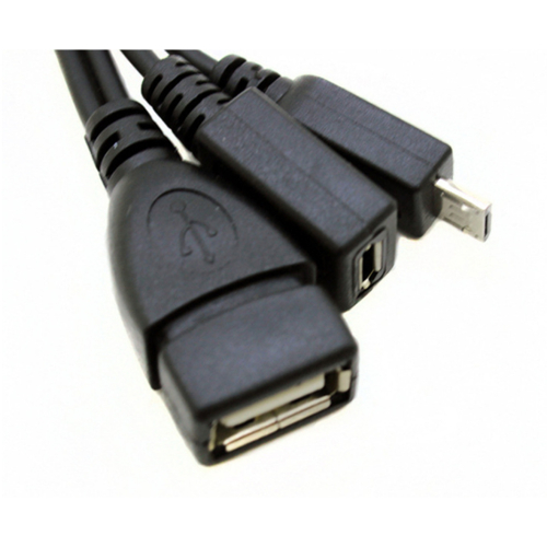 Micro USB Female OTG Power Supply Cable OTG Transmission Line Black on OnBuy