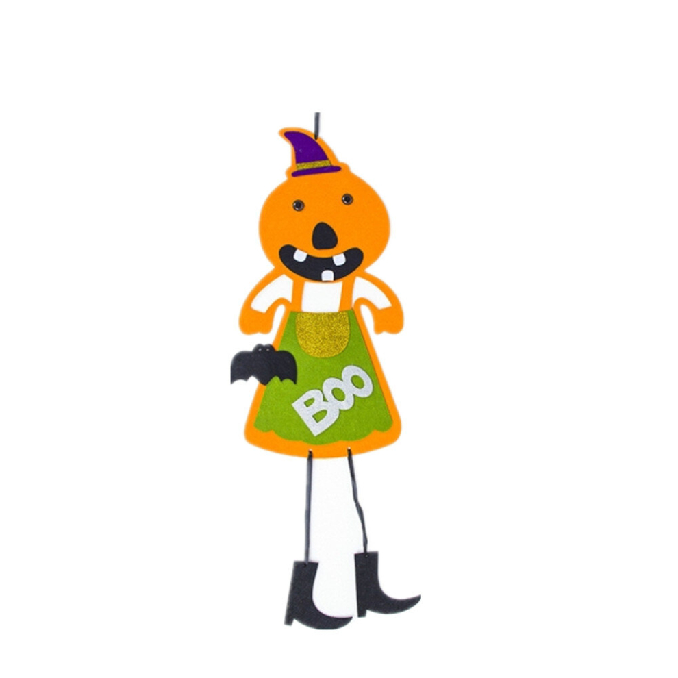 2 PCSHalloween Bar Mall Funny Door Hanging Decoration Props(Yellow)-image-OPC-PD6HSXG-NEW