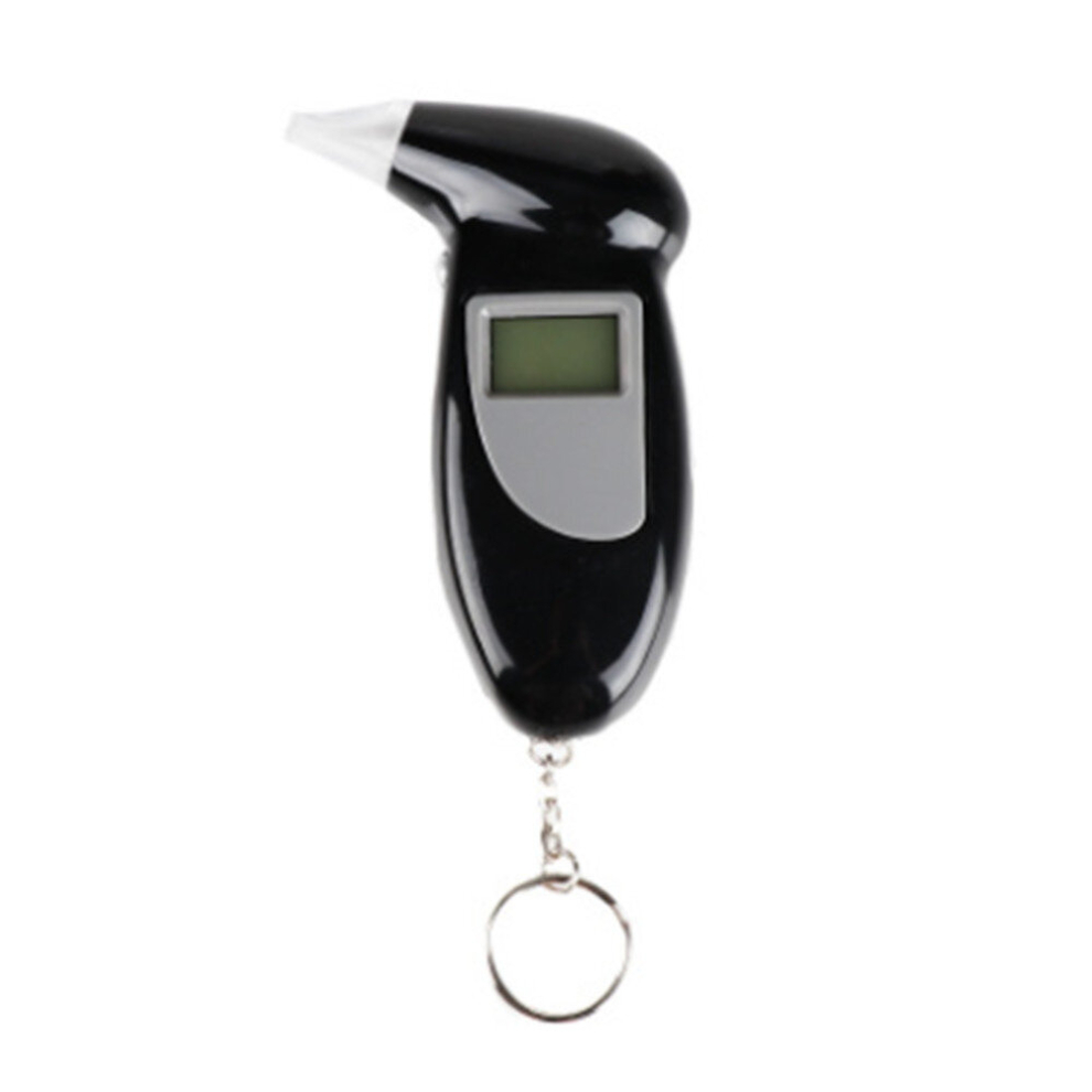 Lcd Digital Alcohol Tester Breathalyzer(Black) Black 6913664847277