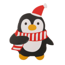 12 Pcs Christmas Baking Decoration Cute Santa Penguin Lollipop Paper Card