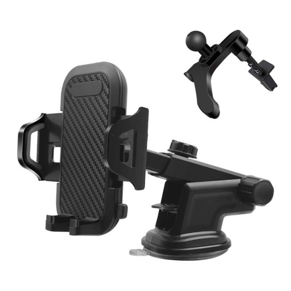 Multi-Function Vehicle Navigation Frame Car Mount Phone Holder (Black) Black 6913664847727