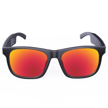 Bluetooth TWS Audio Eyewear Polarisierte Sonnenbrille Open Ear Musik & Freisprecheinrichtung für Männer & Frauen - Rot