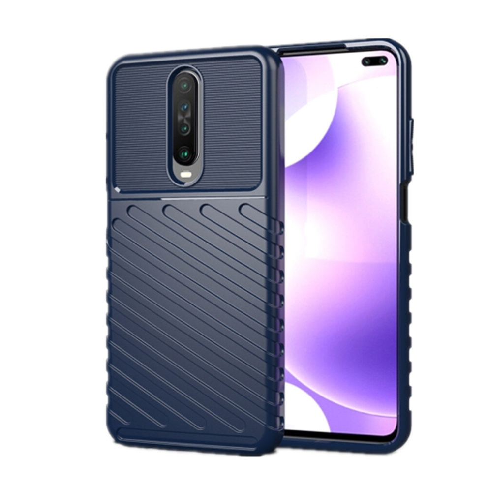 For Xiaomi Redmi K30 Thunderbolt Shockproof Tpu Soft Case(Blue) Blue 8881471552890