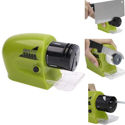 2Pcs Swifty Sharp Cordless Electric Knife Sharpener 2