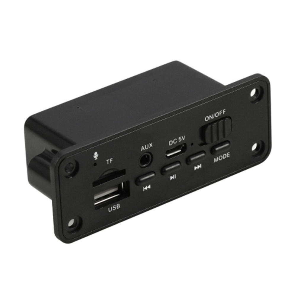 Car 5V 2X3w Audio Mp3 Player Decoder Board Fm Radio Tf Usb 3.5Mm Aux, With Bluetooth And Recording Call Function 6913664850123